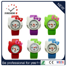 Cheap Wholesale Kids Slap Silicone Wrist Watches for Children (DC-690)